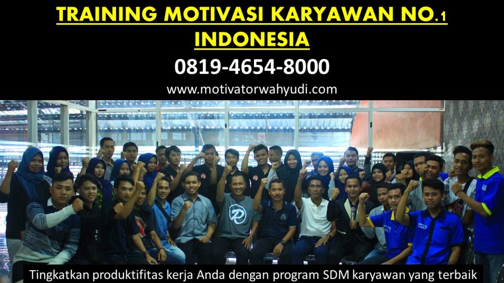 TRAINING MOTIVASI KARYAWAN PENUKAL ABAB LEMATANG ILIR NO. 1