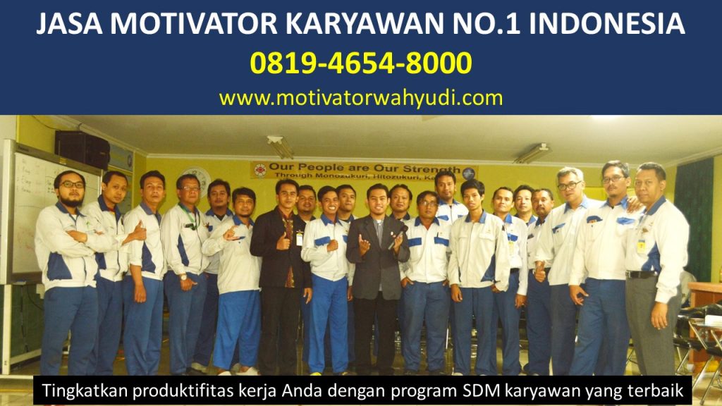 JASA MOTIVATOR KARYAWAN SINJAI