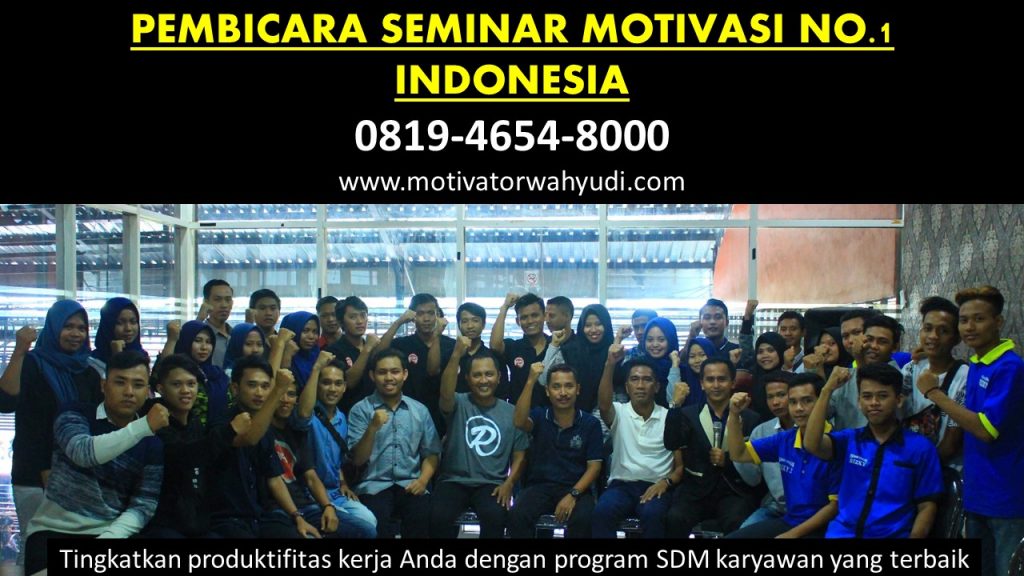 PEMBICARA SEMINAR MOTIVASI PIDIE