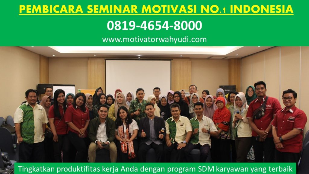 PEMBICARA SEMINAR MOTIVASI TANAH DATAR
