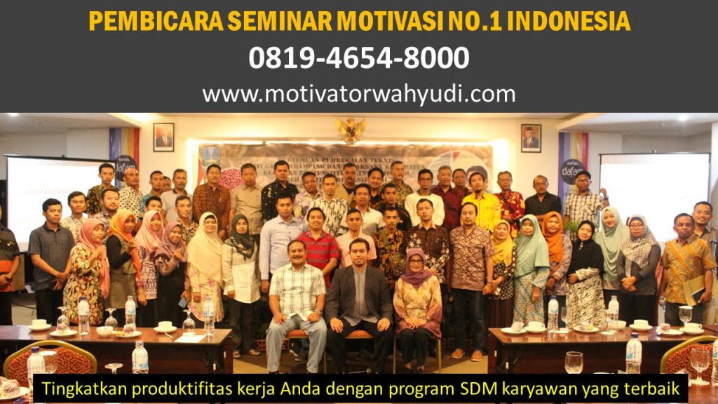 PEMBICARA SEMINAR MOTIVASI BAU-BAU