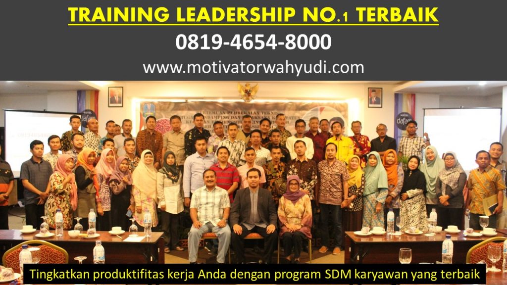 TRAINING LEADERSHIP BOVEN DIGOEL NO.1 TERBAIK