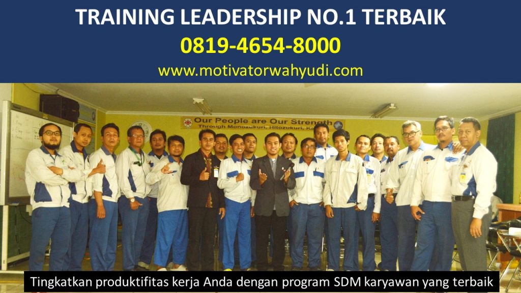 TRAINING LEADERSHIP YAHUKIMO NO.1 TERBAIK