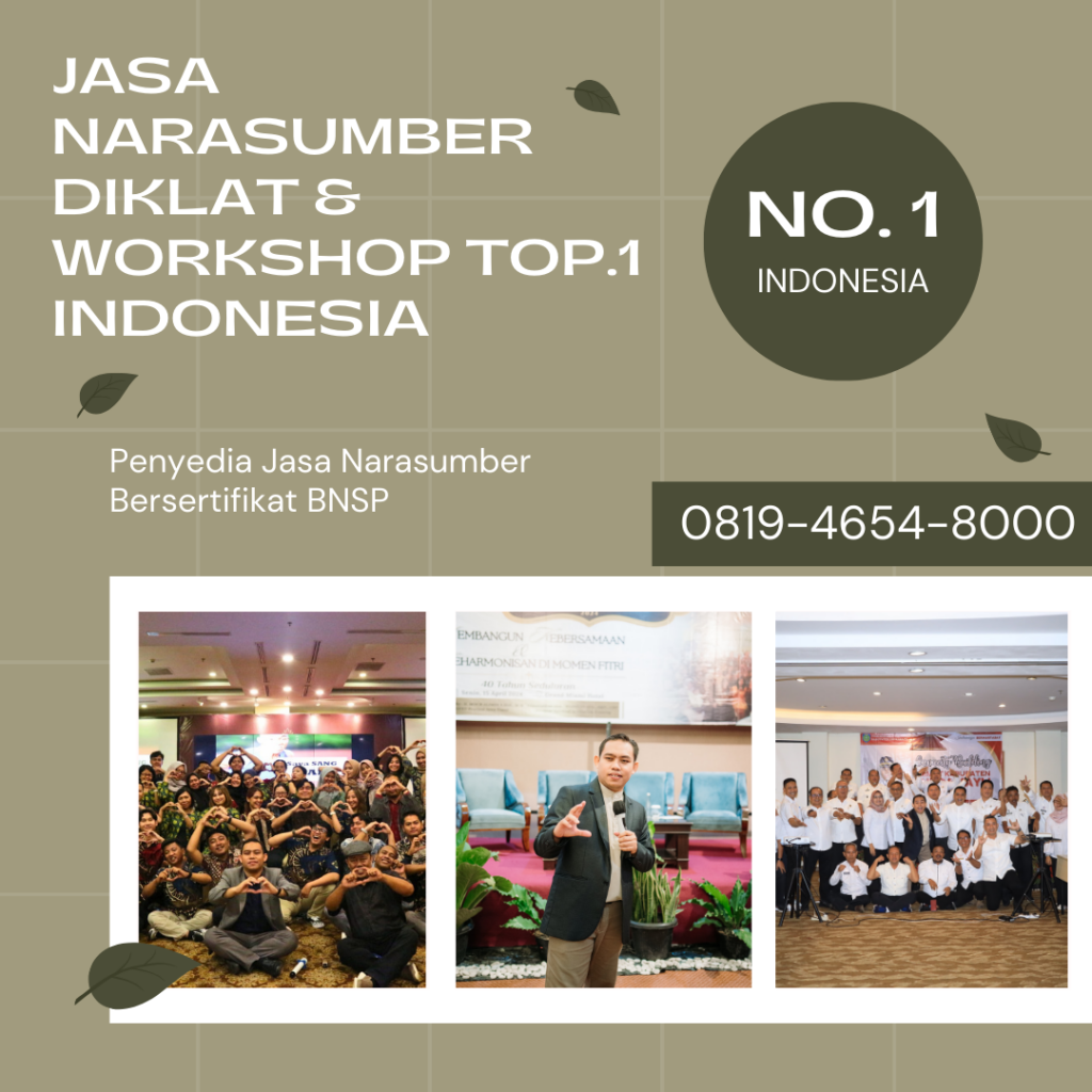 Narasumber Pembicara Capacity Building Manado, Bersertifikat Resmi! Untuk Peningkatan Kapasitas SDM Unggul ASN dan Karyawan