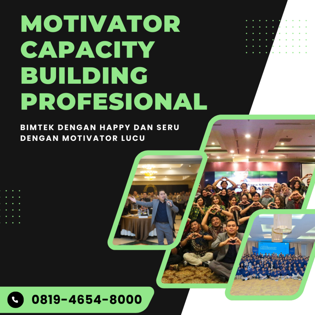 Narasumber Pembicara Capacity Building Manokwari, Bersertifikat Resmi! Untuk Peningkatan Kapasitas SDM Unggul ASN dan Karyawan